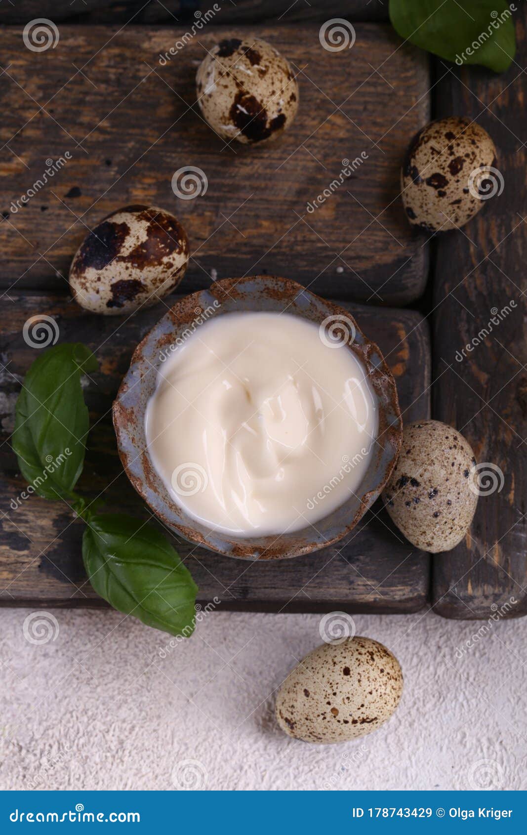 Quail egg mayonnaise stock image. Image of homemade 178743429