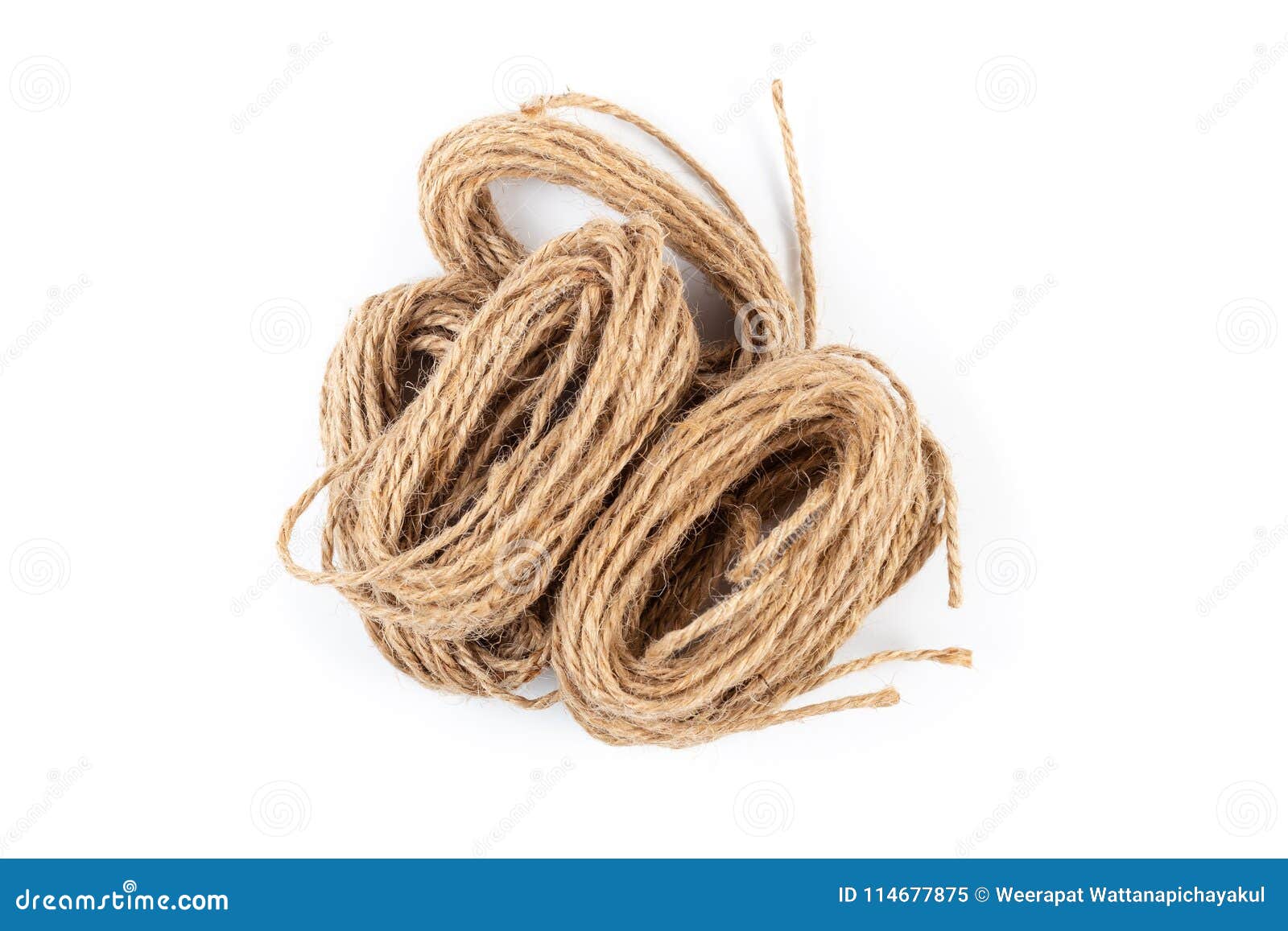 Jute Rope Twine stock image. Image of equipment, craft - 114677875