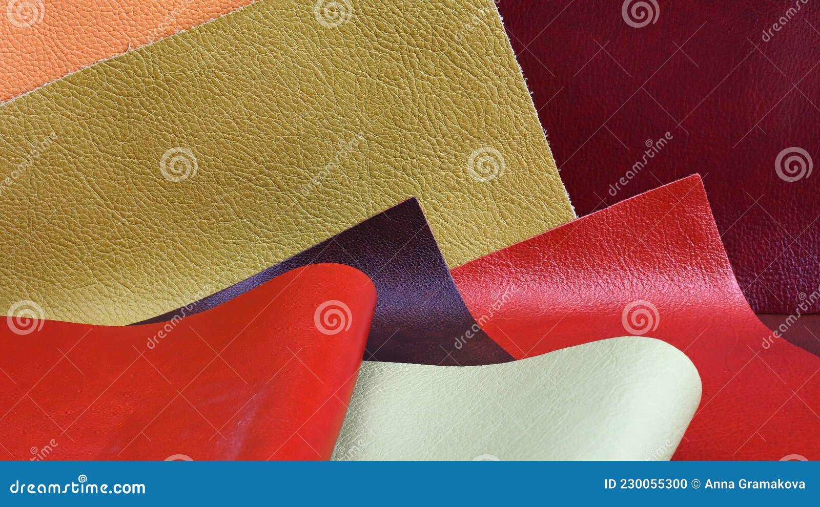 Natural Leather Textures Samples Stock Photo Image of brown