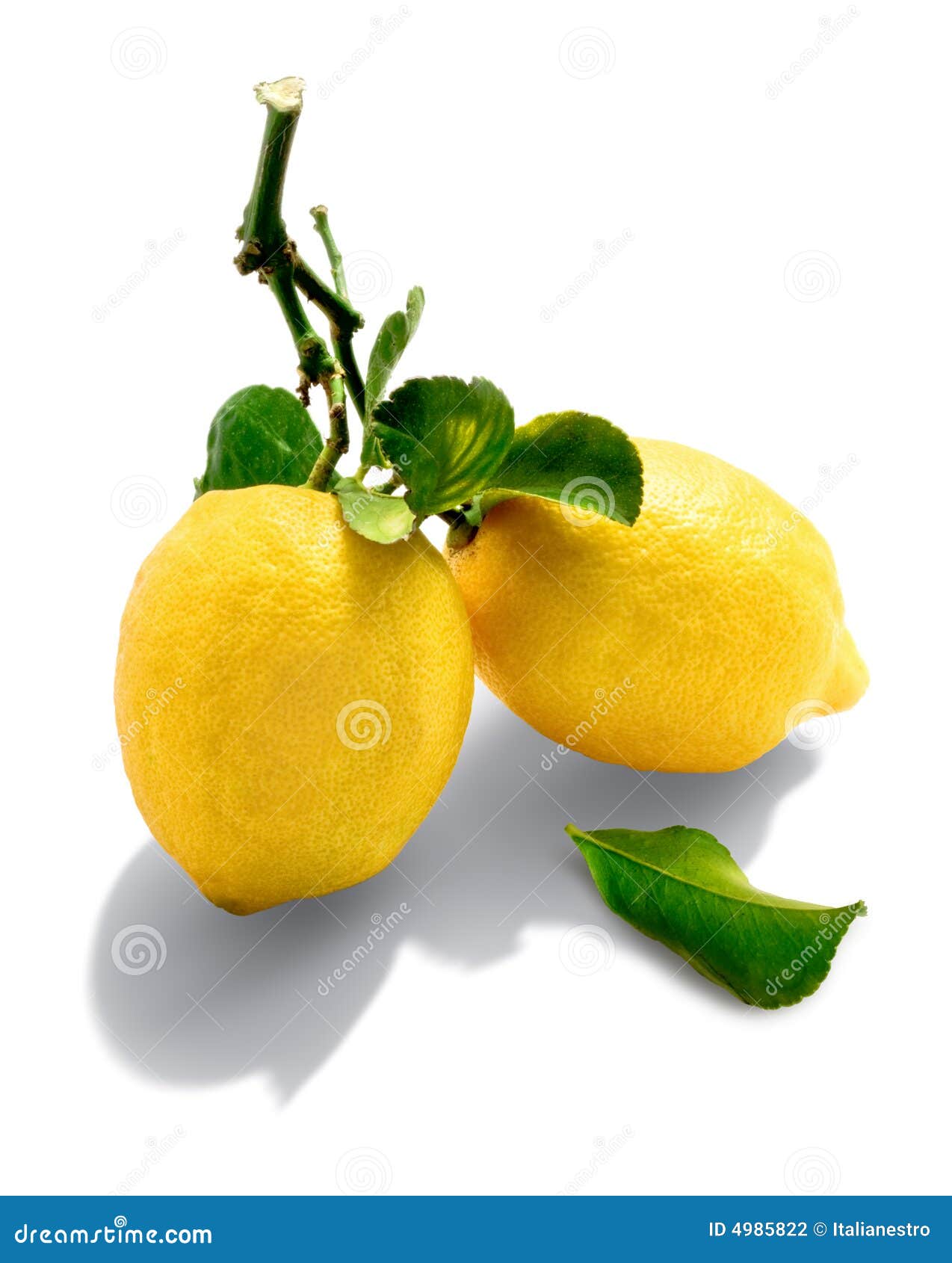 Natural lemons stock photo. Image of fresh, mediterranean 4985822