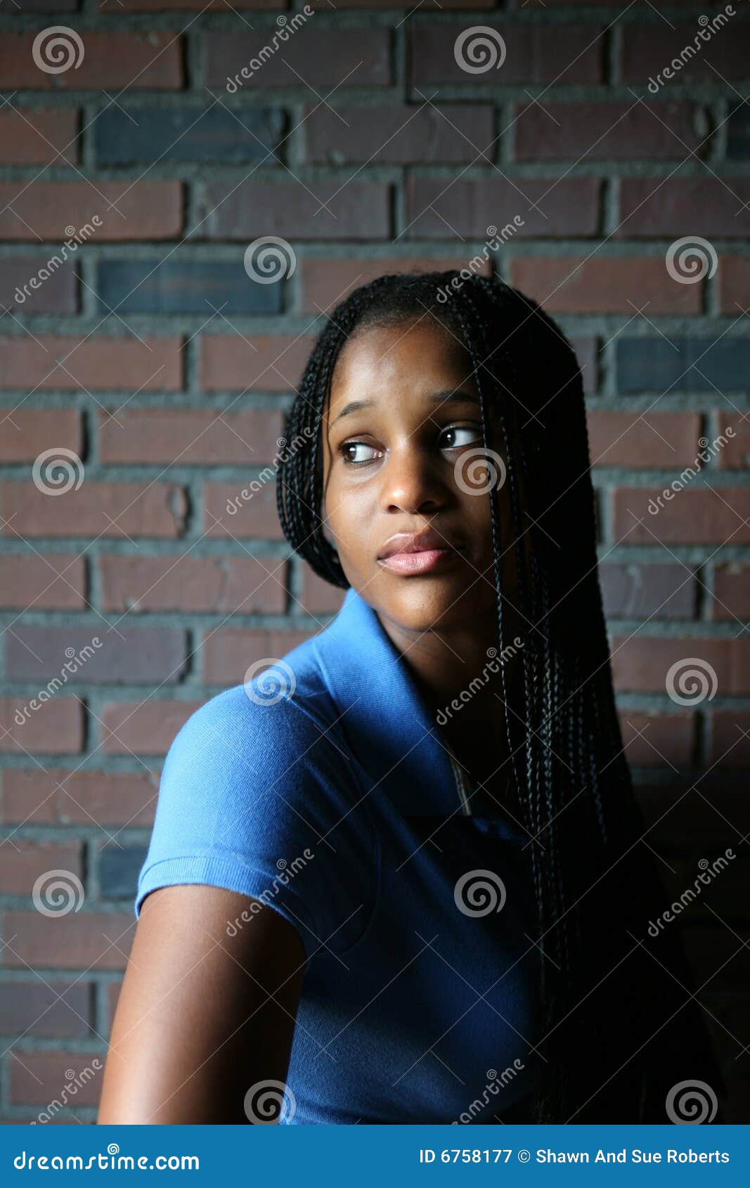 Natural Light Portrait Of Black Teen Stock Image Image Of American Pretty 6758177