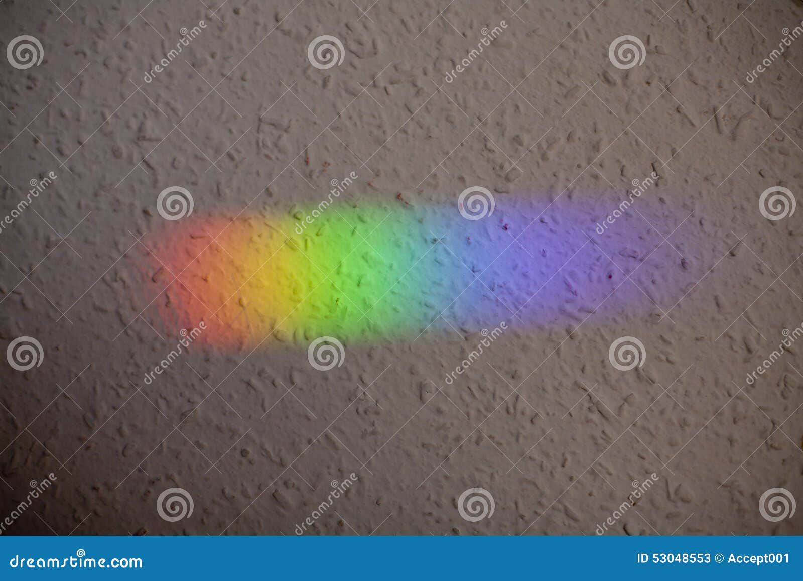 Natural Light Reflection on the Wall. Color Spectrum Stock Illustration - Illustration of black ...
