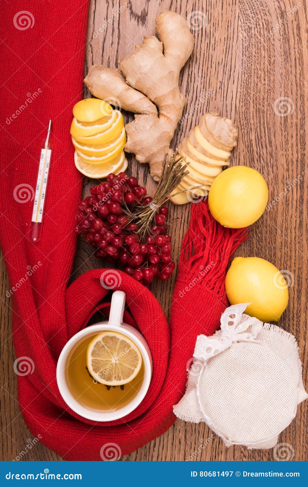 Natural Medicine a Safe and Effective Treatment for Colds Stock Image