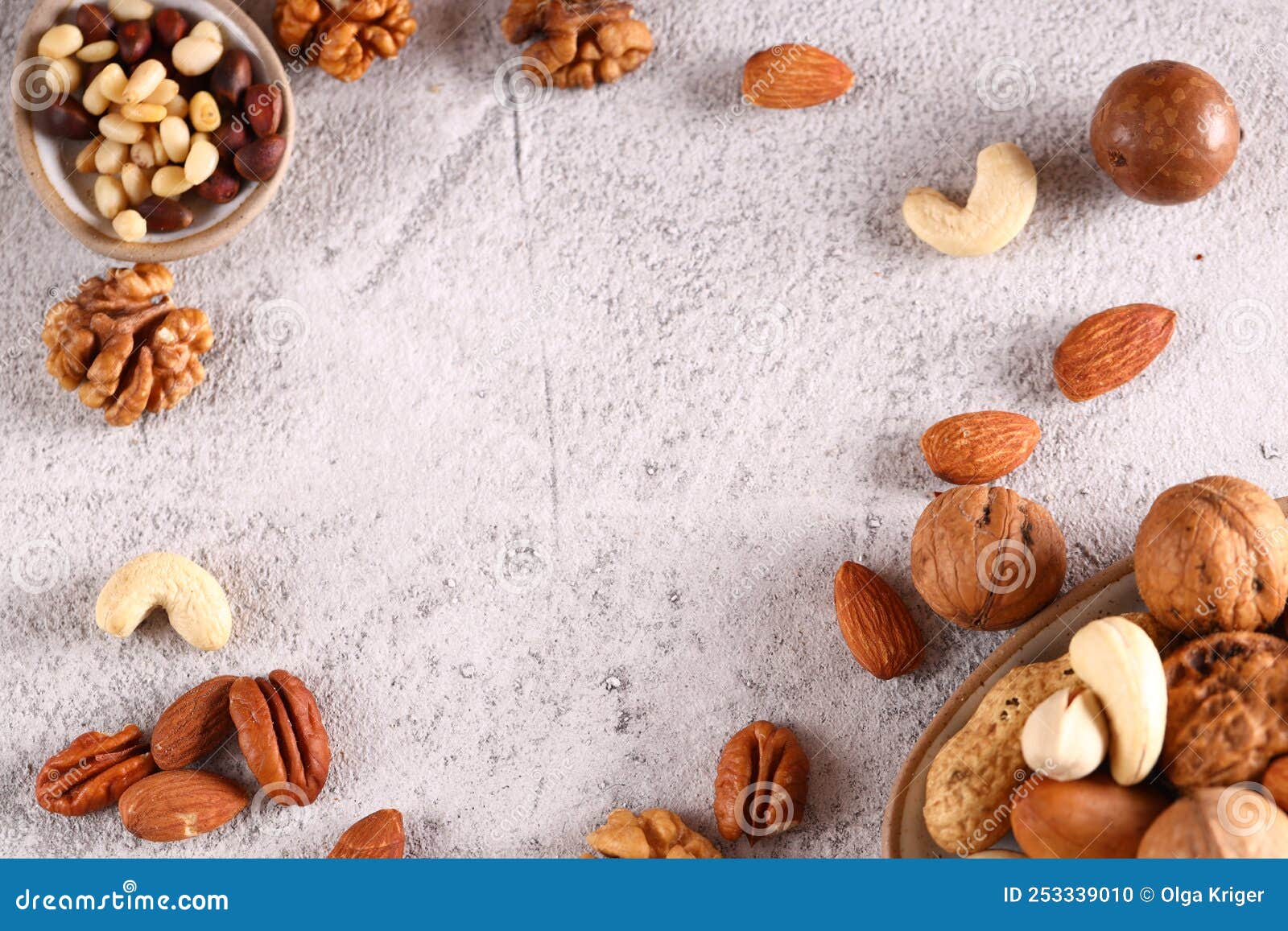 Natural mix nuts stock photo. Image of healthy, vegetarian 253339010