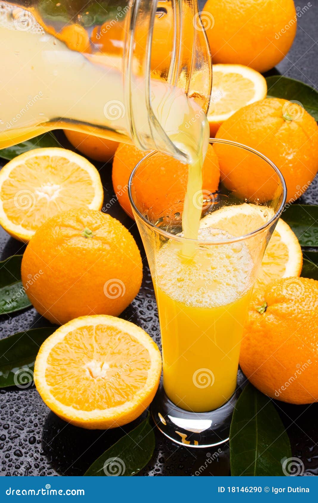 Natural orange juice stock photo. Image of photograph 18146290