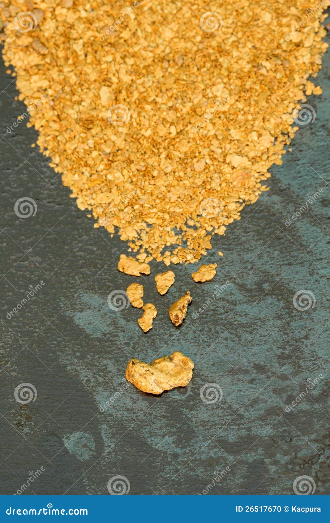 natural placer gold