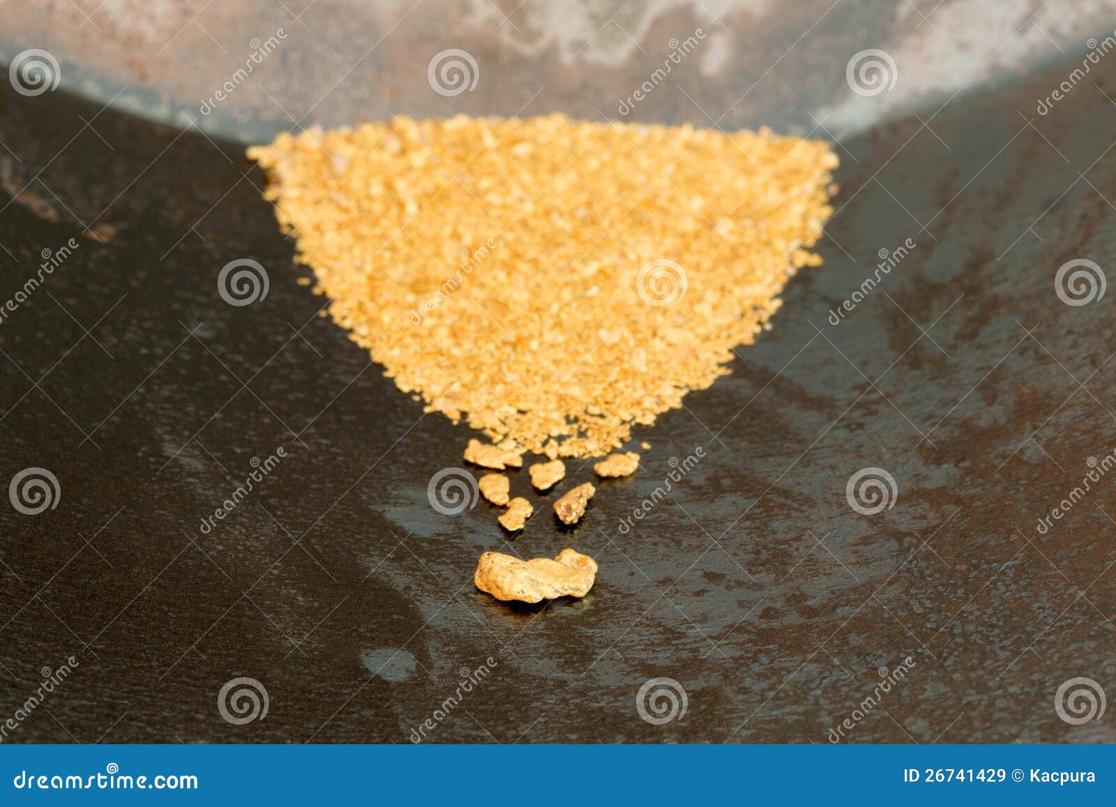 natural placer gold