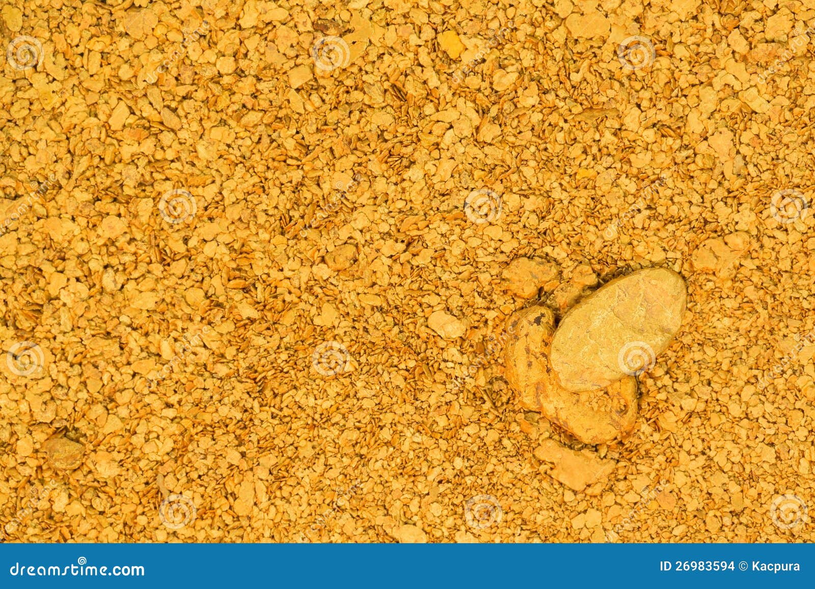 natural placer gold