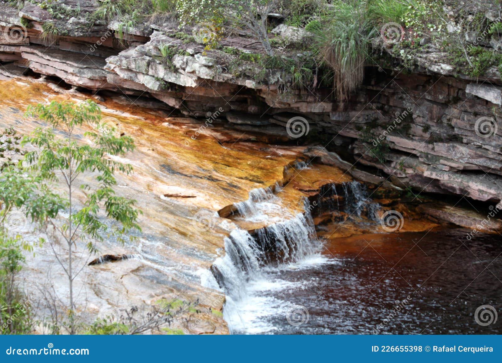 natural pool called `ribeirÃÂ£o do meio`, in chapada diamantina national park, lenÃÂ§ois, bahia, brazil