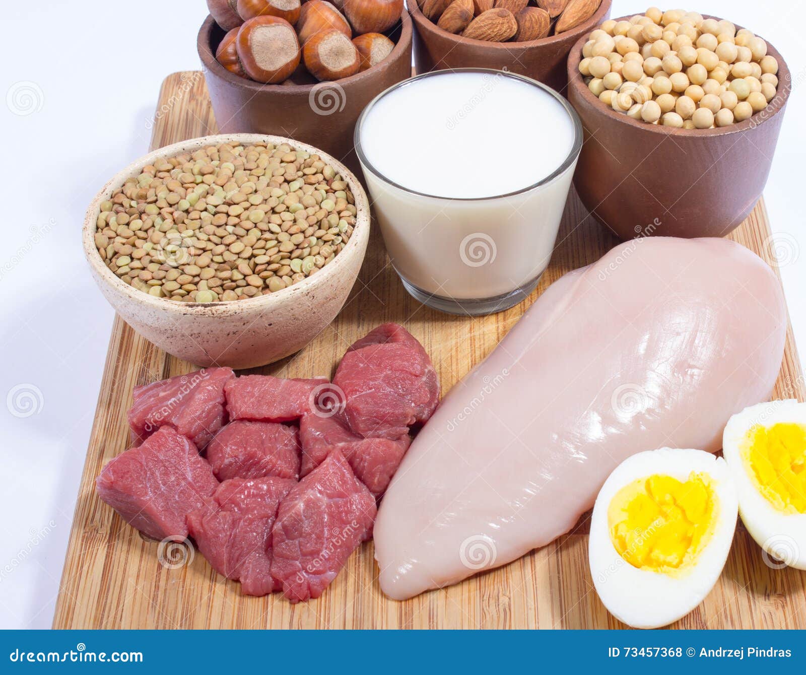 Natural Products Containing Plant and Animal Proteins. Stock Photo Image of ingredient, group