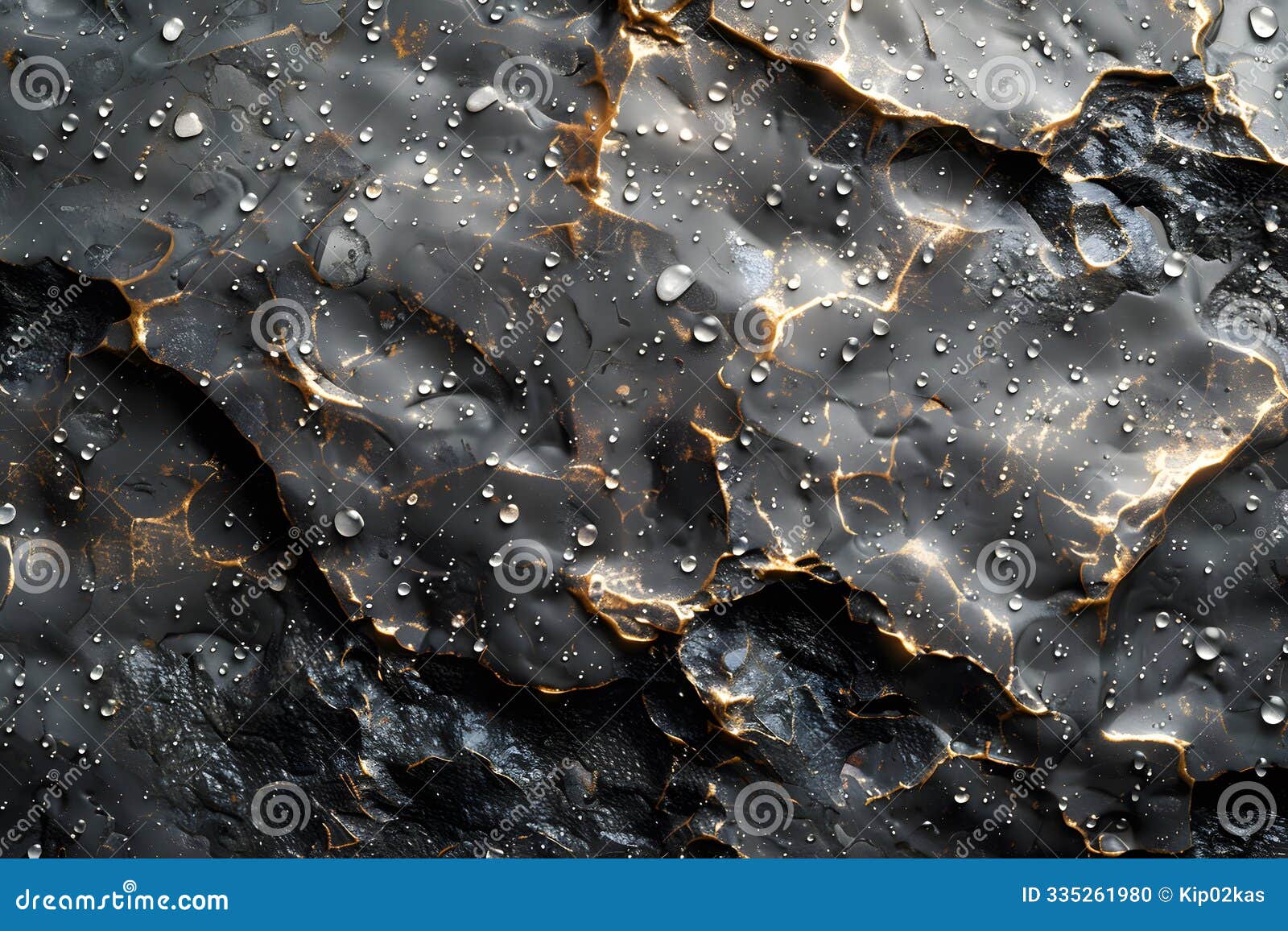 natural rock surface with water droplets abstract texture for , backgrounds, and art projects generative ai