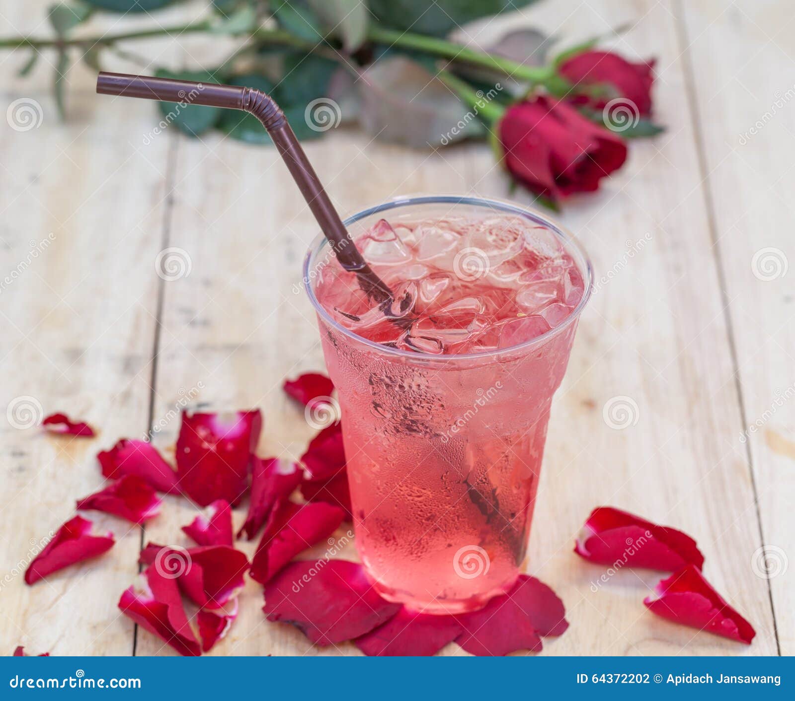 Natural Rose Water Drink Cool. Stock Photo Image of petal, love 64372202