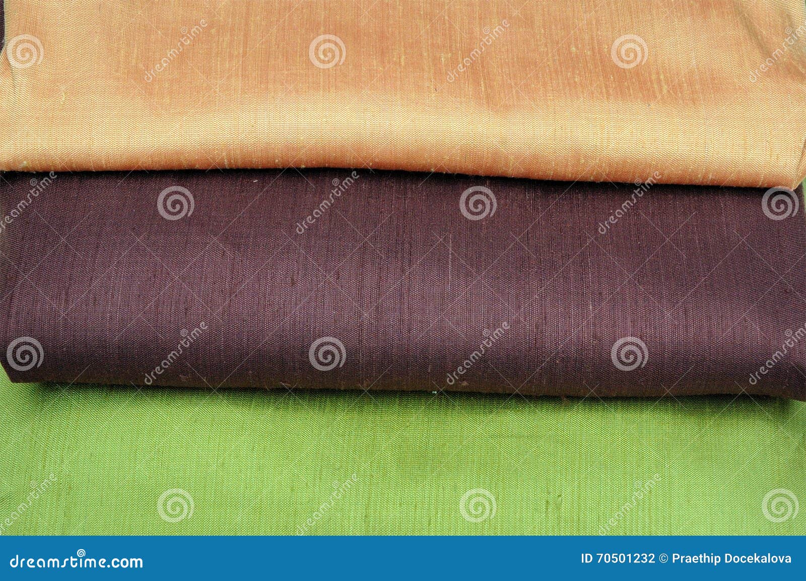 Natural Silk Fabrics Hand Design and Hand Dye Stock Photo Image of