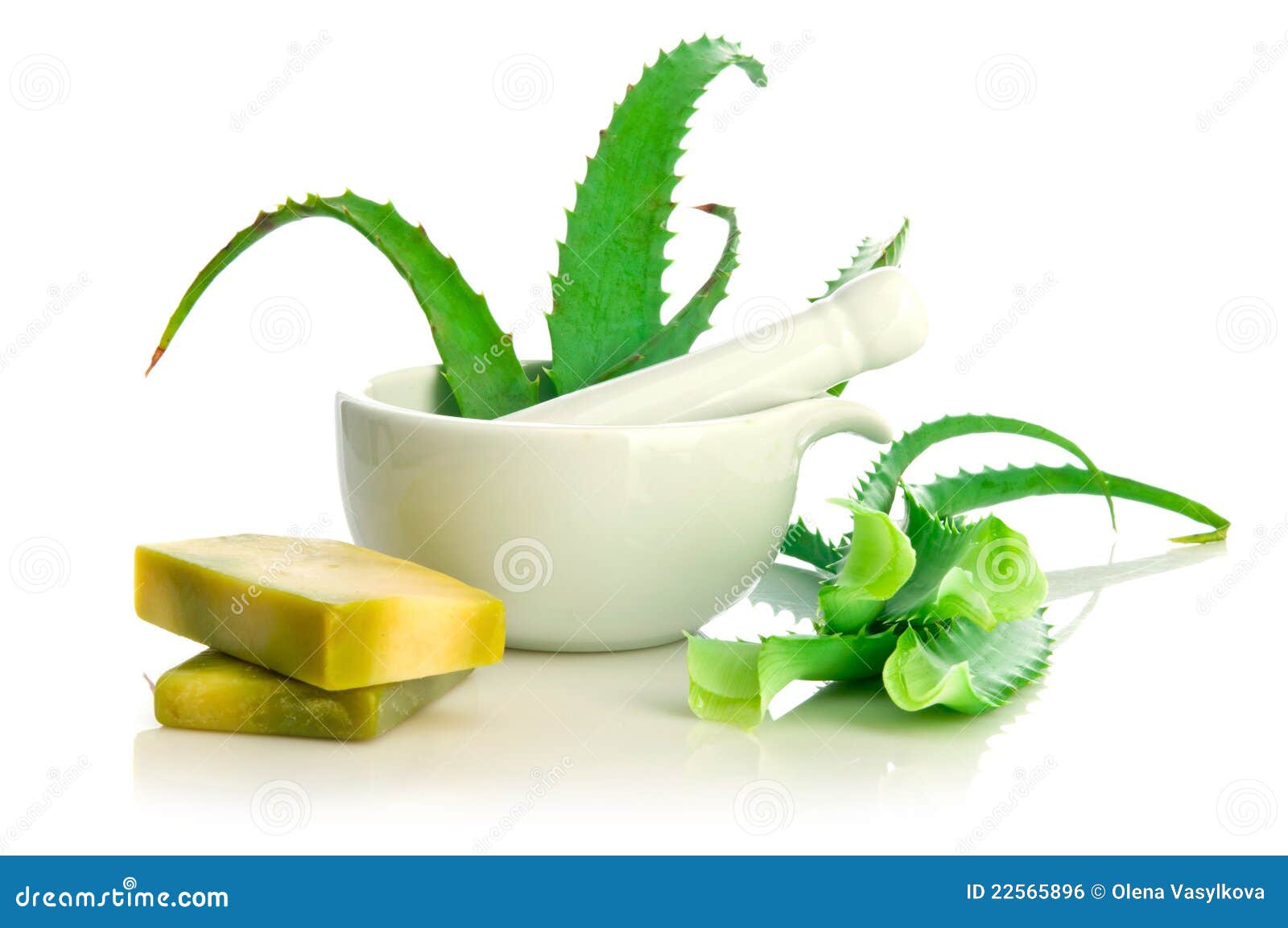 Natural soap and aloe vera stock photo. Image of leaf 22565896