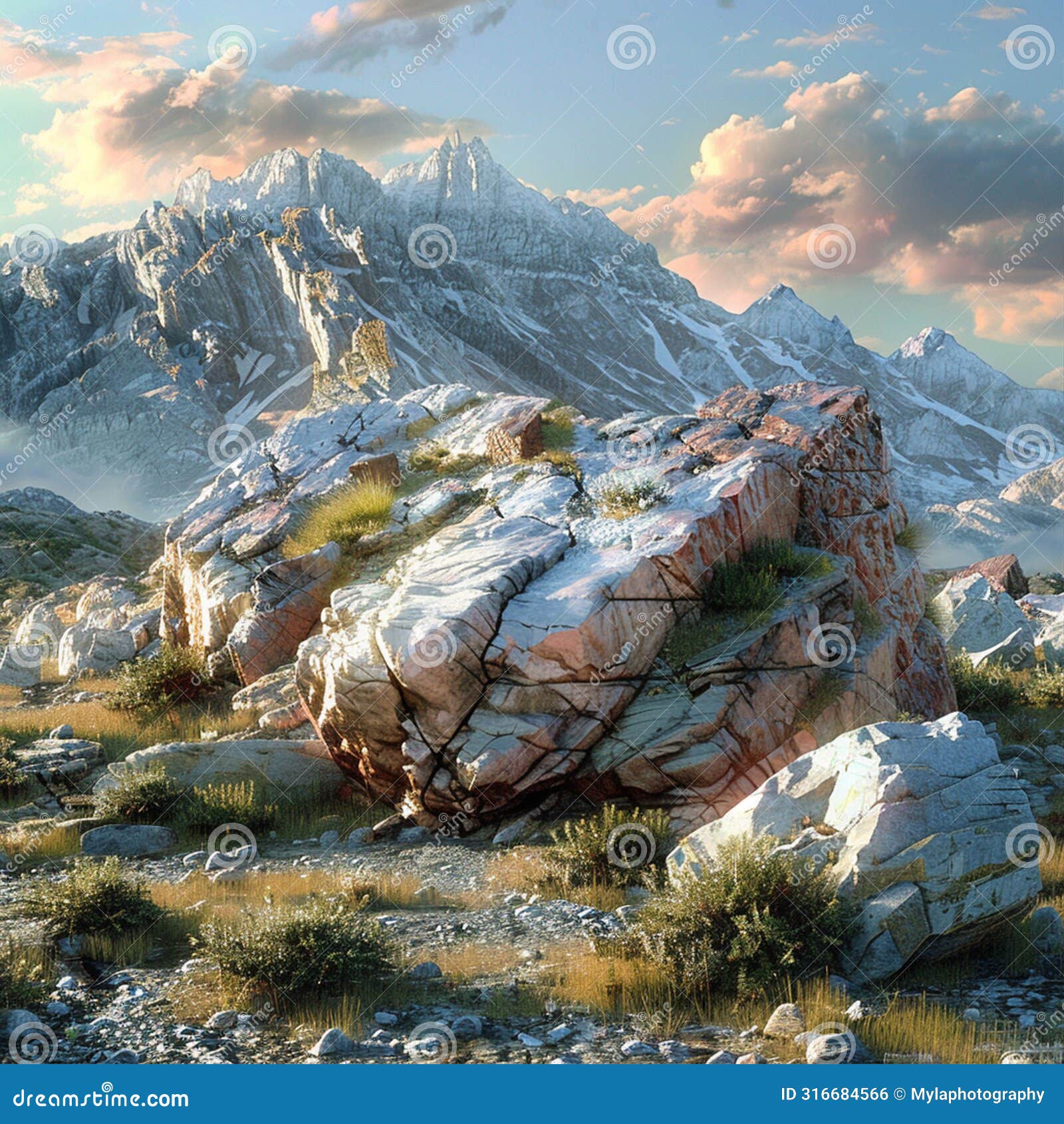natural stone background. jagged slate rock formation with detailed textures. generative ai