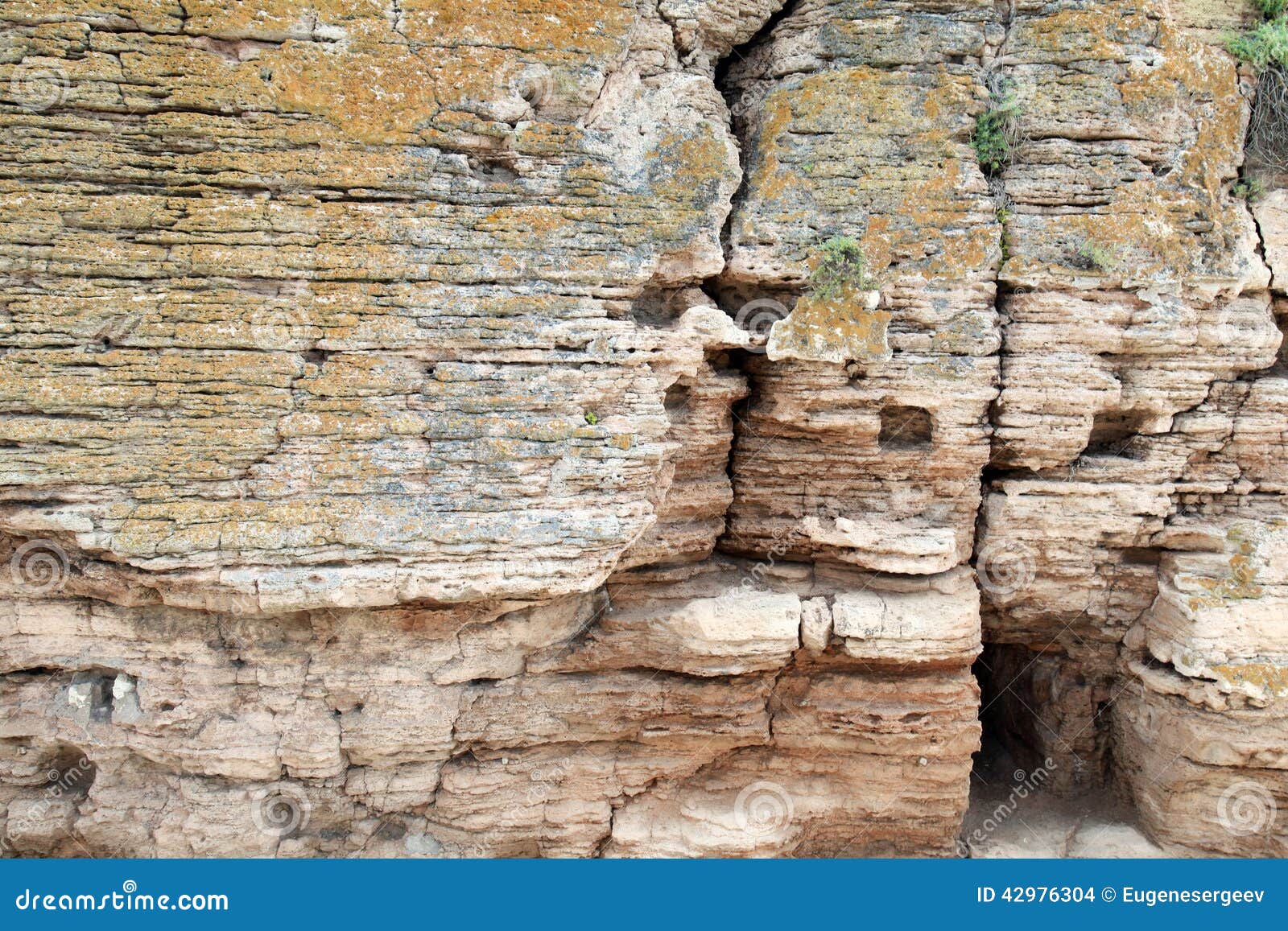 Natural Stone Wall Texture, Rock with Cave Stock Photo Image of