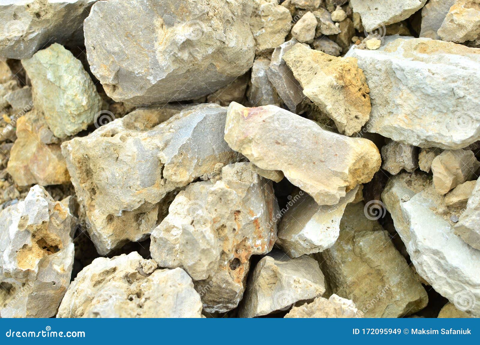 Natural Stones Dolomite Close Up in the Open-pit Building Materials, Wall Background, Texture Stock Image Image of nature, natural: