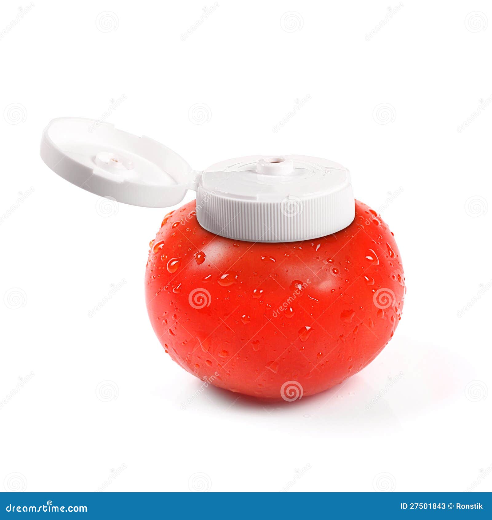 Natural Tomato Ketchup Container Stock Image Image of closeup