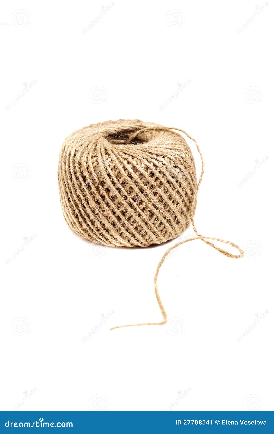 Natural twine stock image. Image of twine, spool, brown 27708541