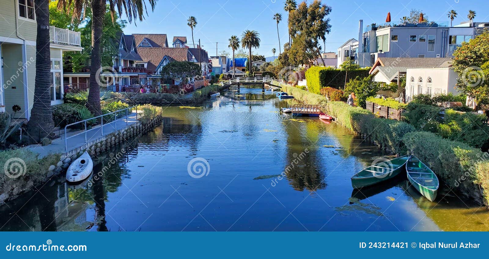 Natural Venice Canals Los Angeles Stock Image Image of natural
