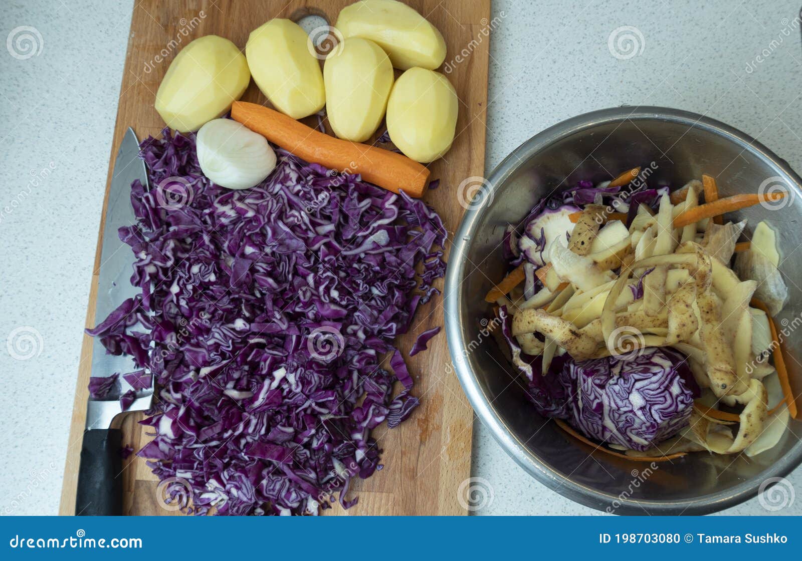 Natural Waste Recycling, Composting at Home Stock Photo Image of