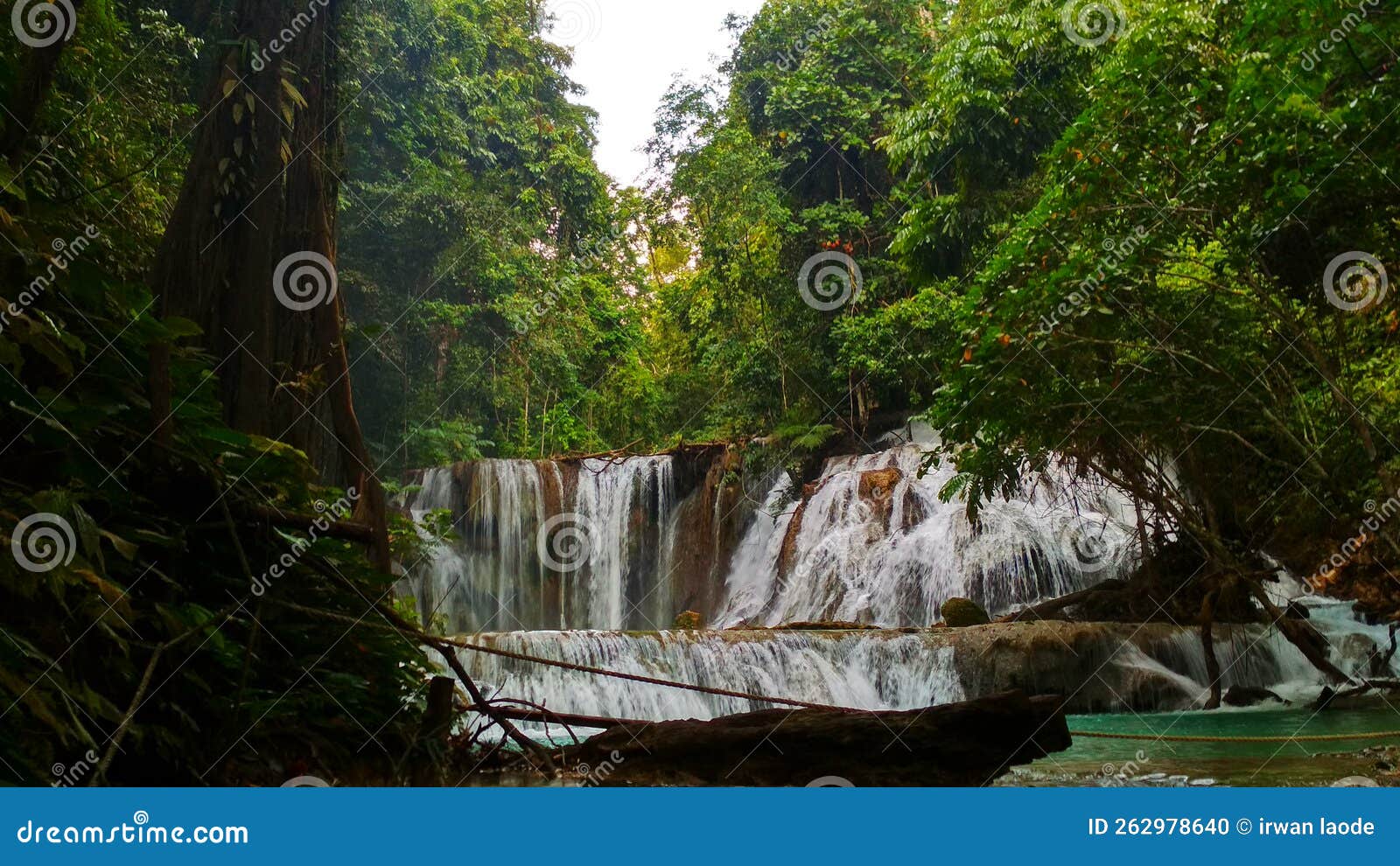 Natural Waterfall, Clean and Comfortable Stock Photo Image of horizon