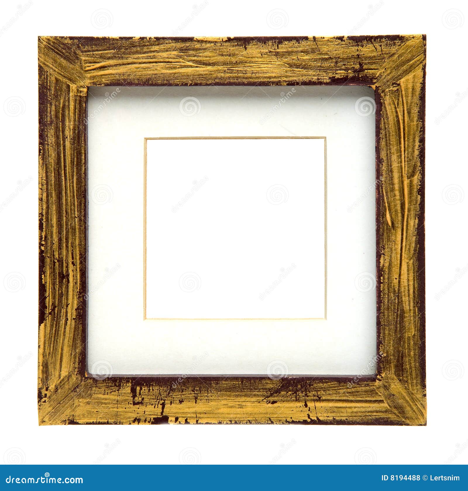 Natural wood frame stock photo. Image of design, empty - 8194488