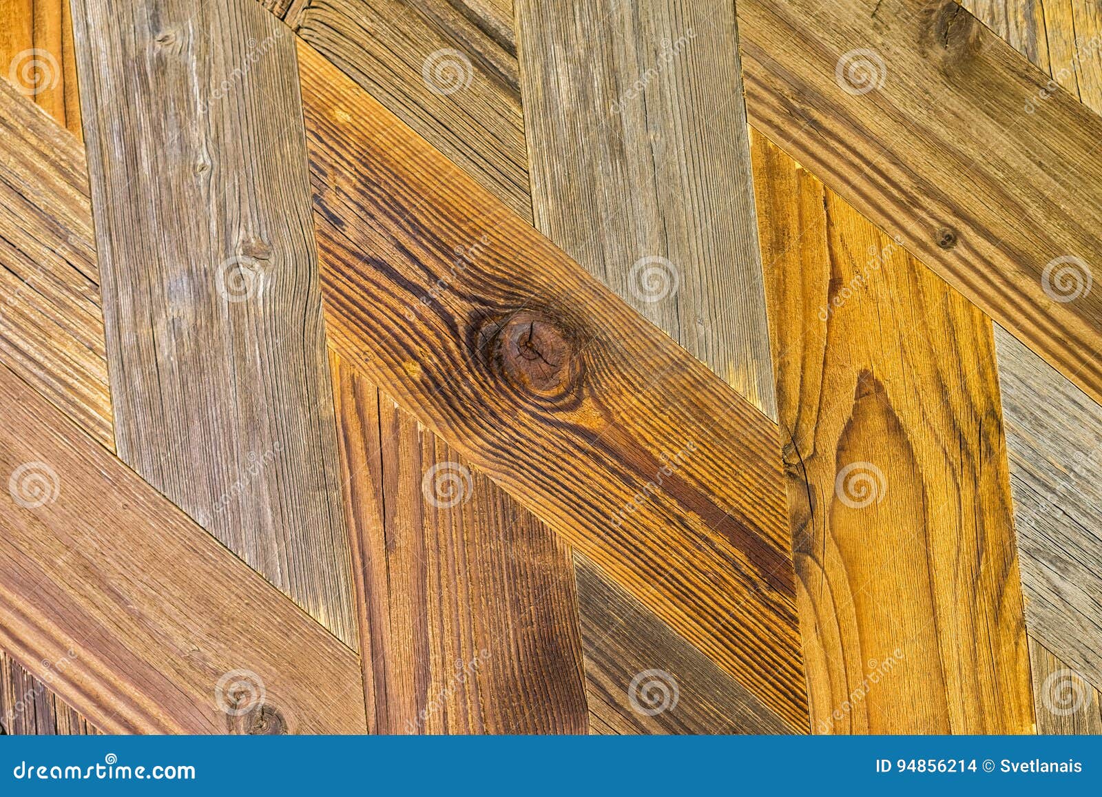 Natural Wooden Background Herringbone Pattern Close Up Of Vintage