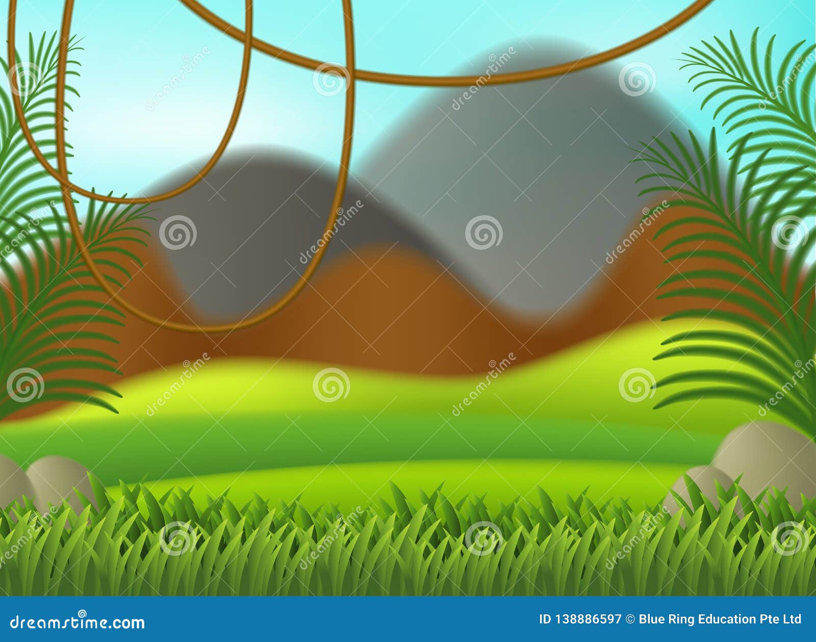 A nature blur background illustration