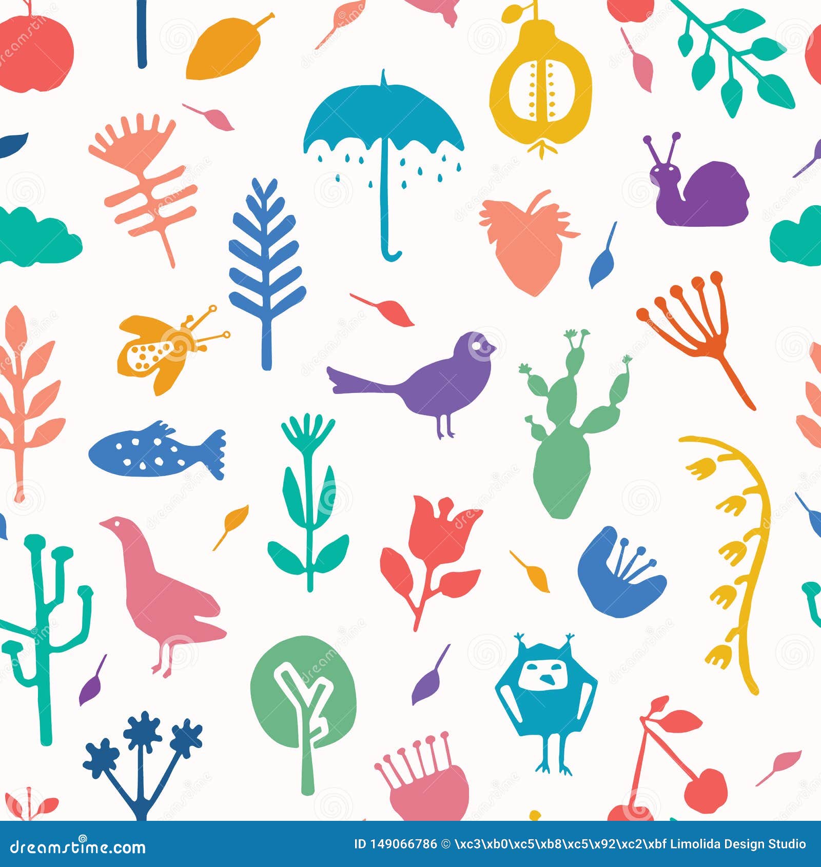 Nature Cut Out Shapes. Vector Pattern Seamless Background. Hand Paper Cutting  Animals,plants Matisse Style Stock Illustration - Illustration of doodle,  fashion: 149066786