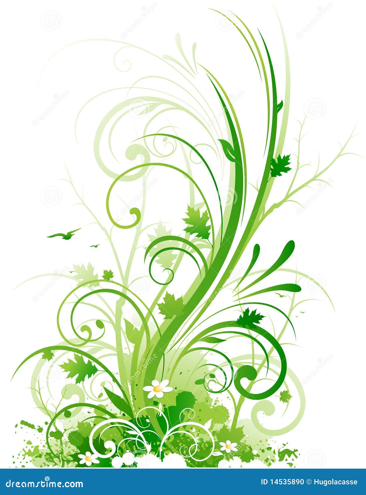 Nature design stock vector. Illustration of scroll - 14535890