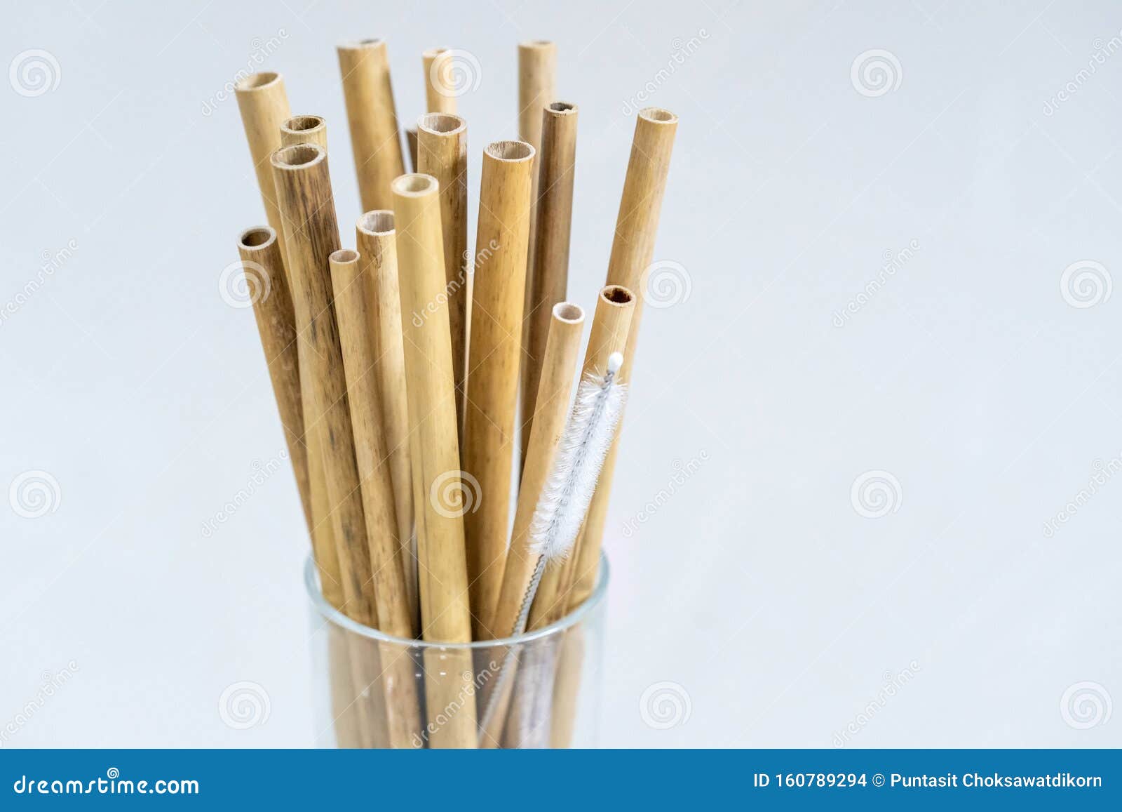 Nature Drinking Straws from Bamboo Wood for Reusable and Reduce the Use