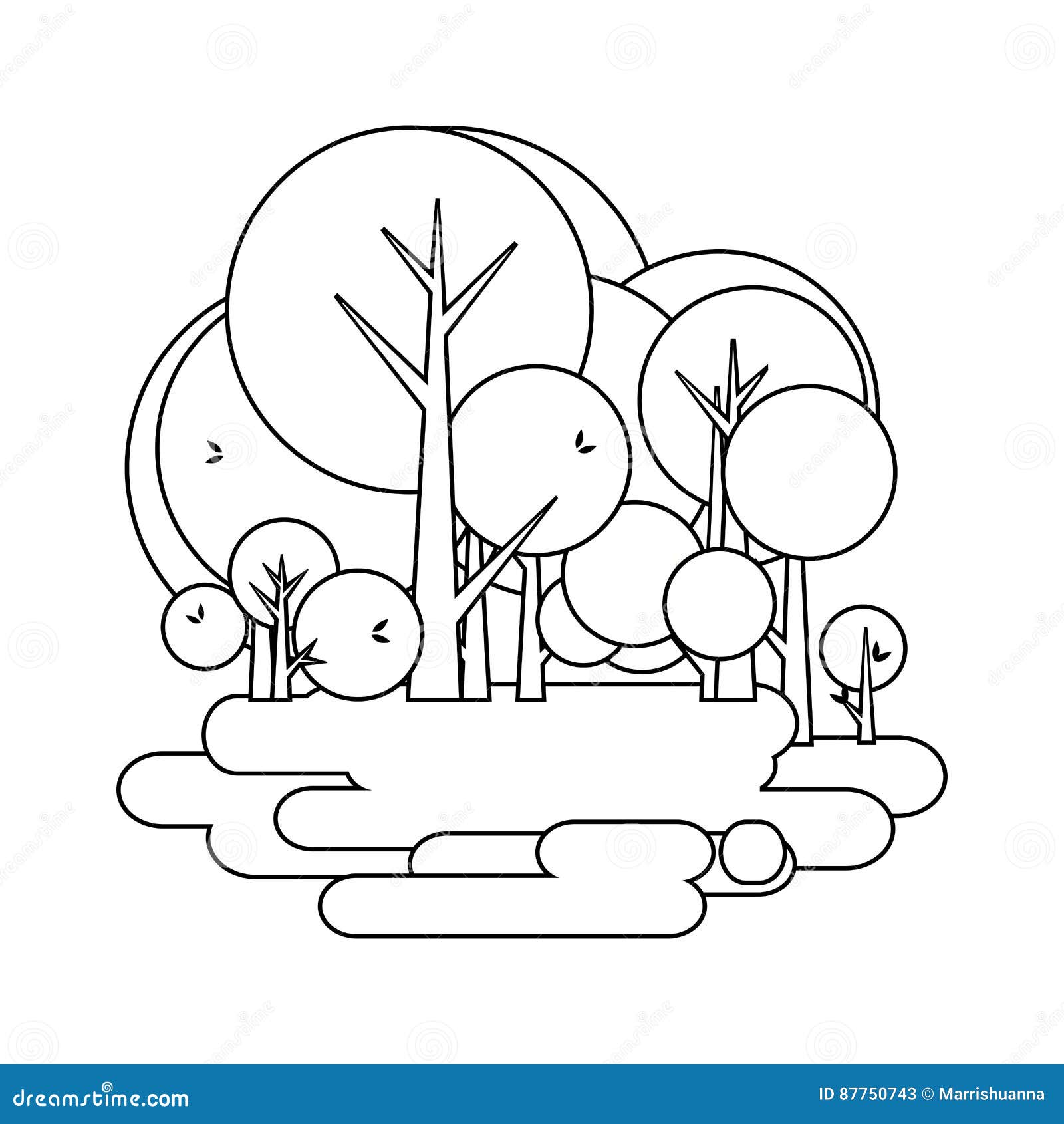 Nature of the environment stock vector. Illustration of graphic - 87750743