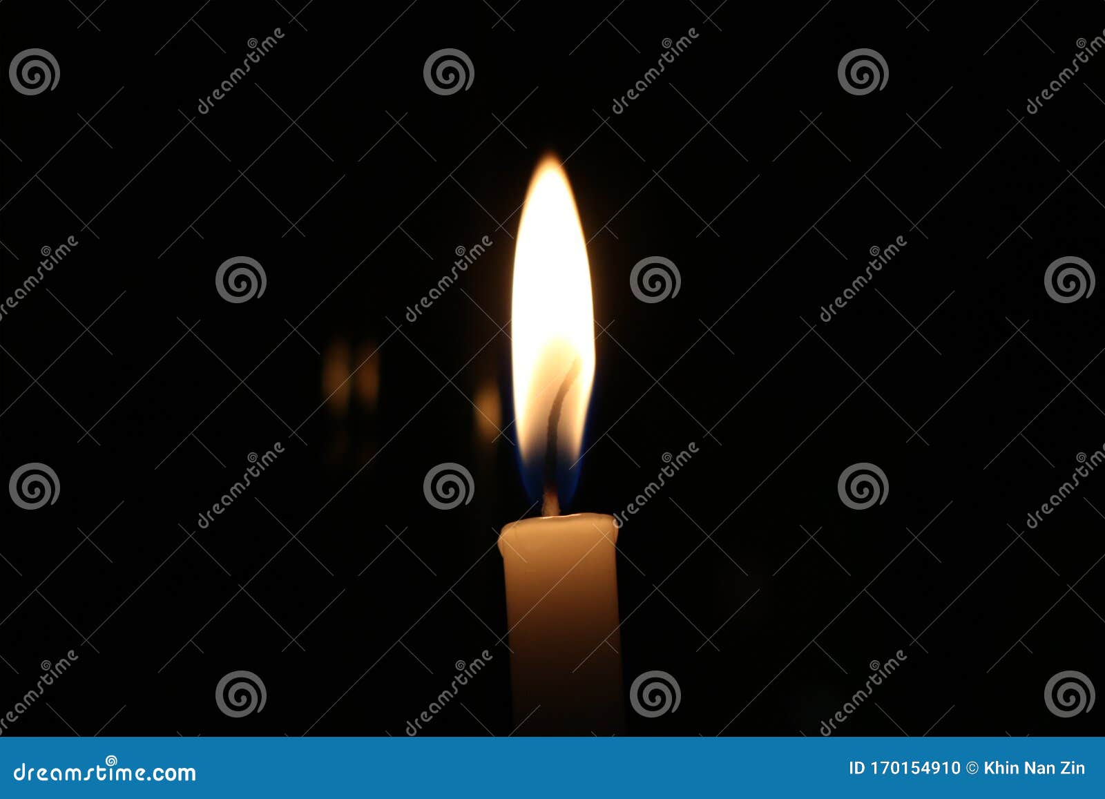 The Light of Candle at Night Time Stock Photo Image of candle, light