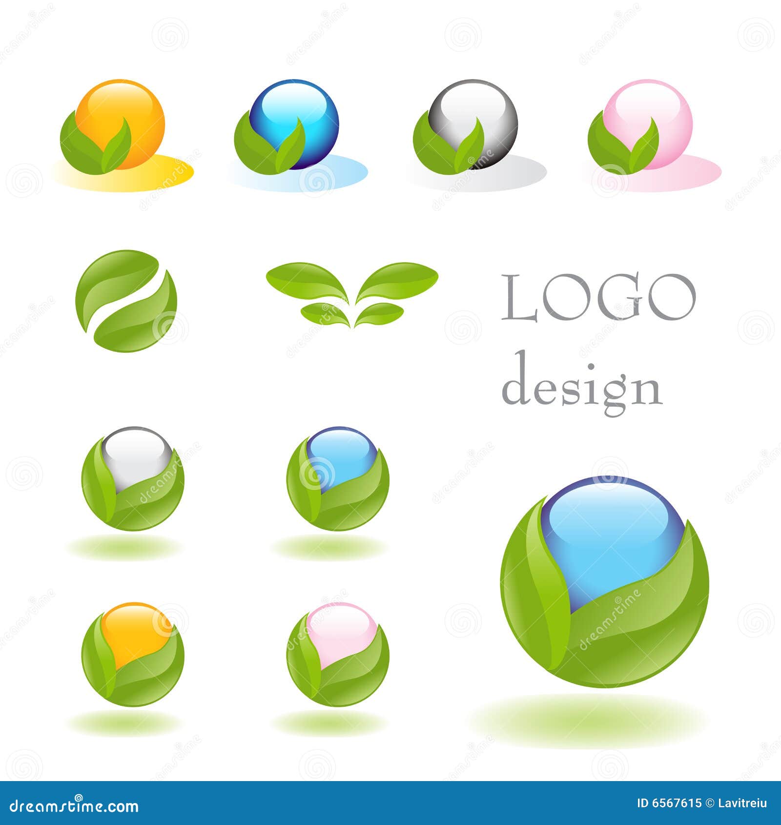 Nature logo stock vector. Illustration of icon, green 6567615