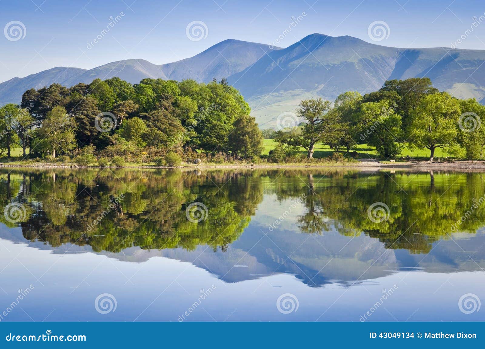 Nature Reflected, English Lake District Stock Photo - Image of ...