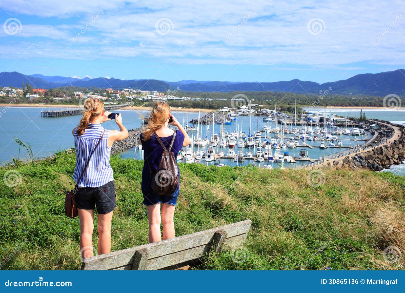nature reserve, marina and women, coffs harbour