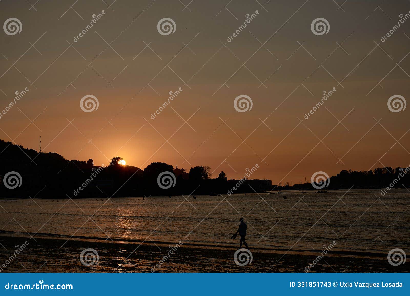 natureâs silhouette: tree framed by sunset at ladeira beach