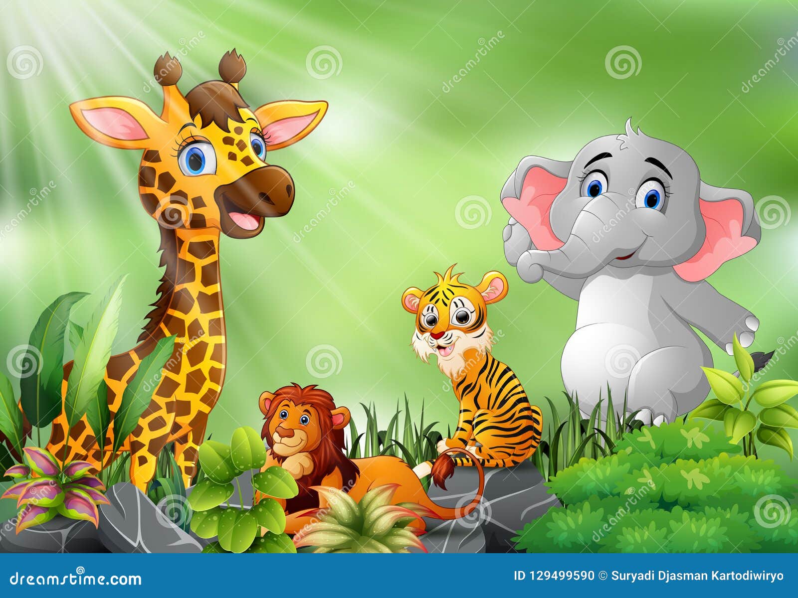 Nature Scene with Group of Monkey CartoonNature Scene with Wild Animals Cartoon Stock Vector - Illustration of funny, cute: 129499590 Nature Scene with Group of Monkey CartoonNature Scene with Wild Animals Cartoon Stock Vector - Illustration of funny, cute: 129499590