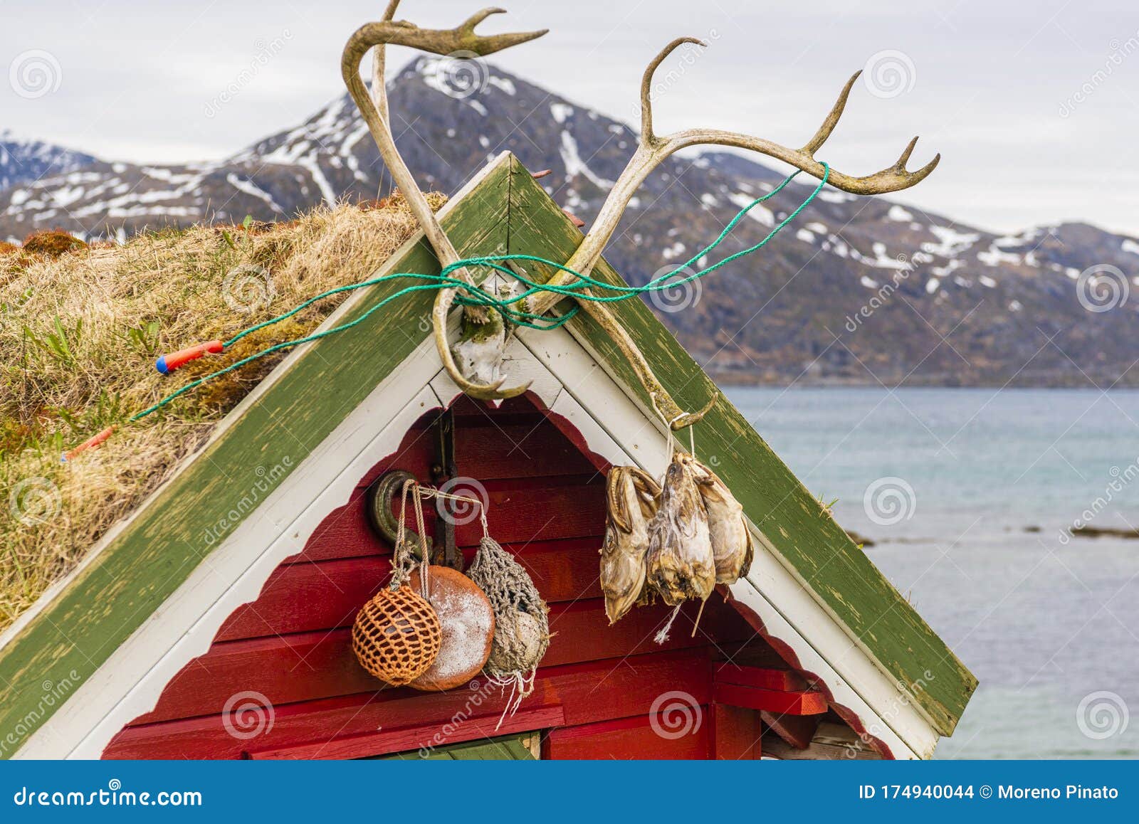 nature view on the way to kvalvika beach, moskenesoy, lofoten islands