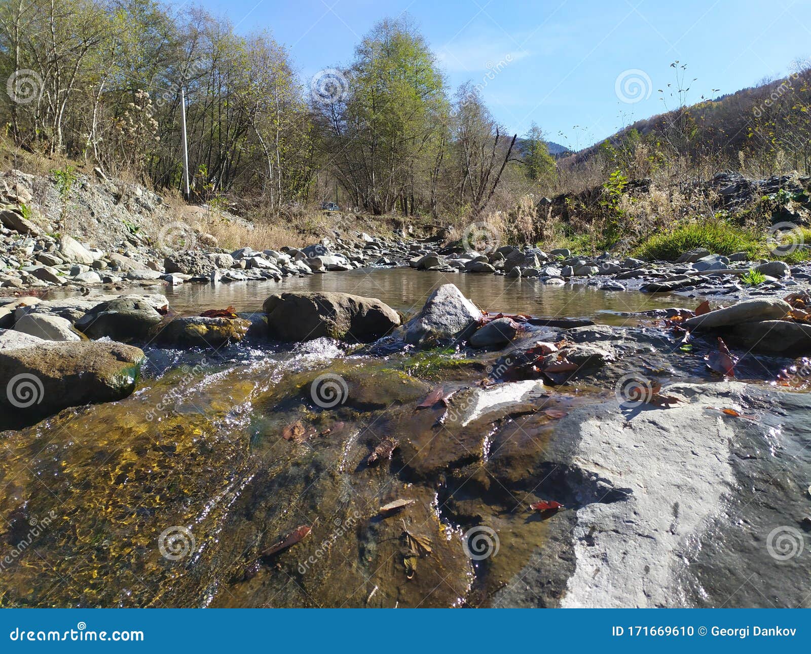 Rivulet stock photo. Image of rivulet, nature, mountain 171669610