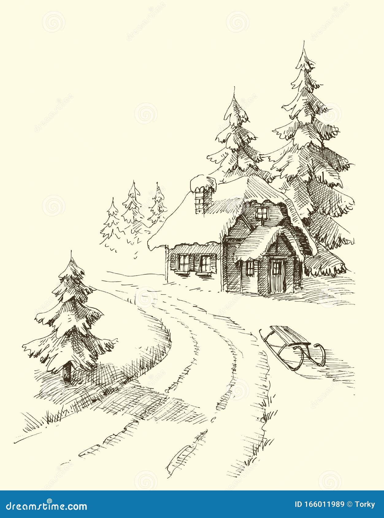 How to draw Snowfall Scenery step by step Winter Season scenery drawing   Drawings Amazing drawings Scenery