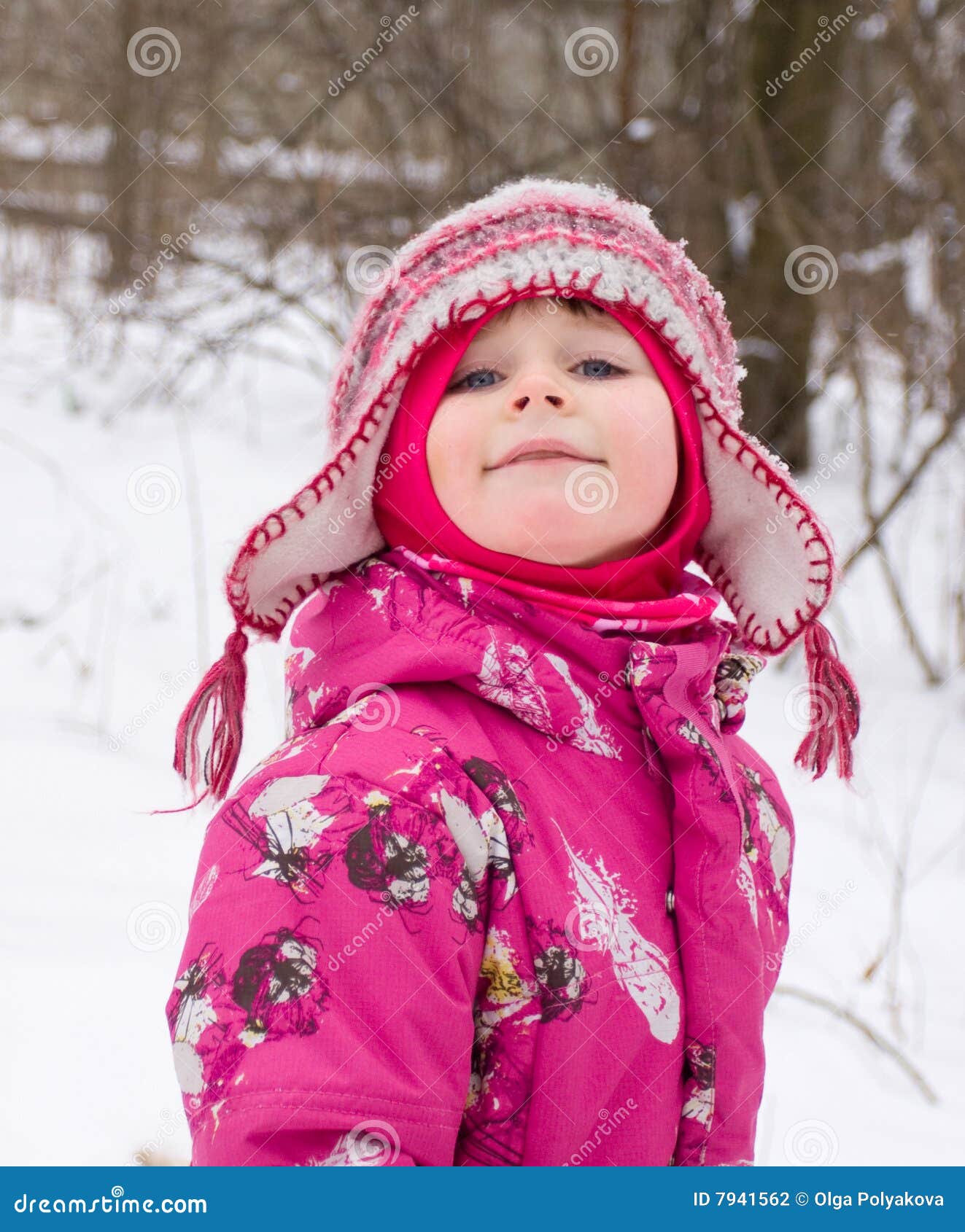 Naughty winter girl stock photo. Image of small, eyes - 7941562