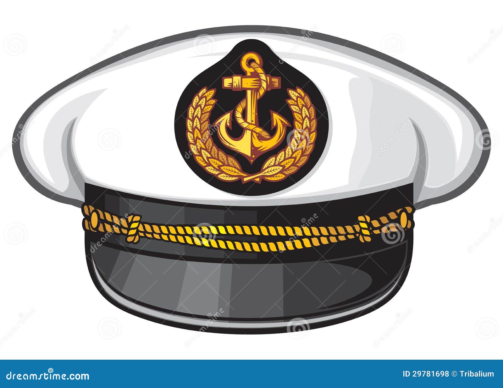 Captain hat stock vector. Illustration of crew, commander 29781698