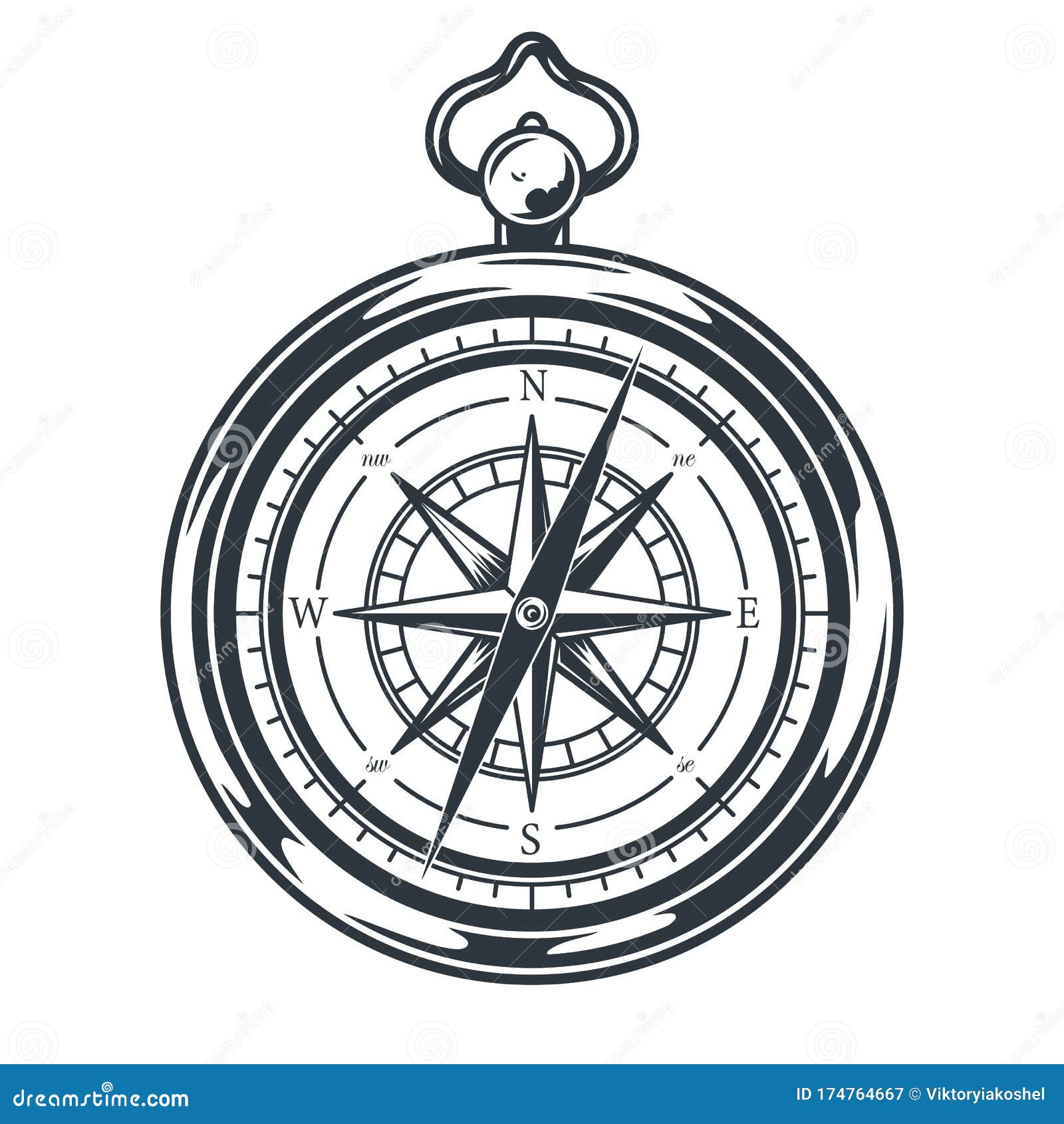 820+ Ship Compass Stock Illustrations, Royalty-Free Vector