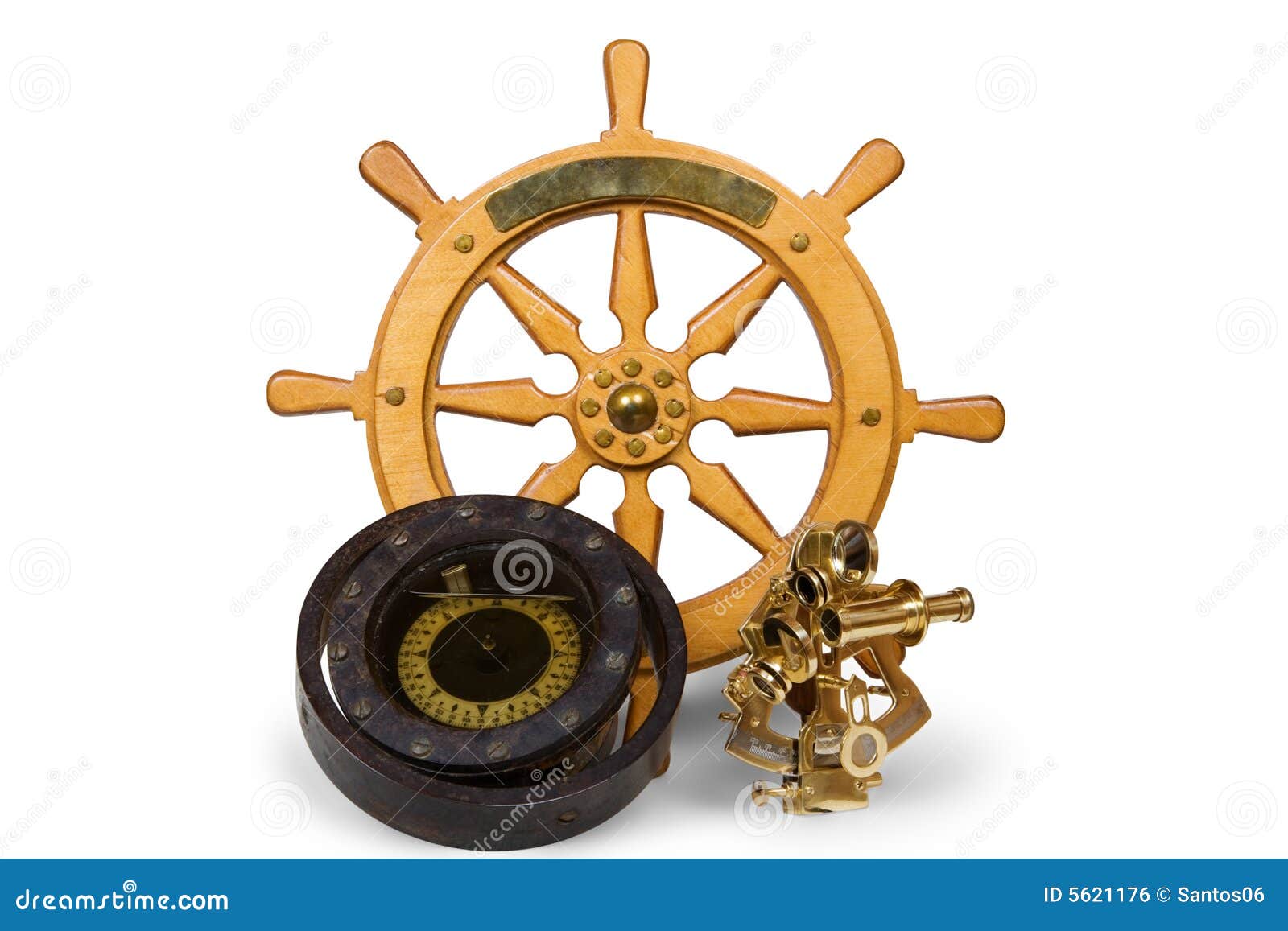 Nautical equipment stock photo. Image of north, compass 5621176