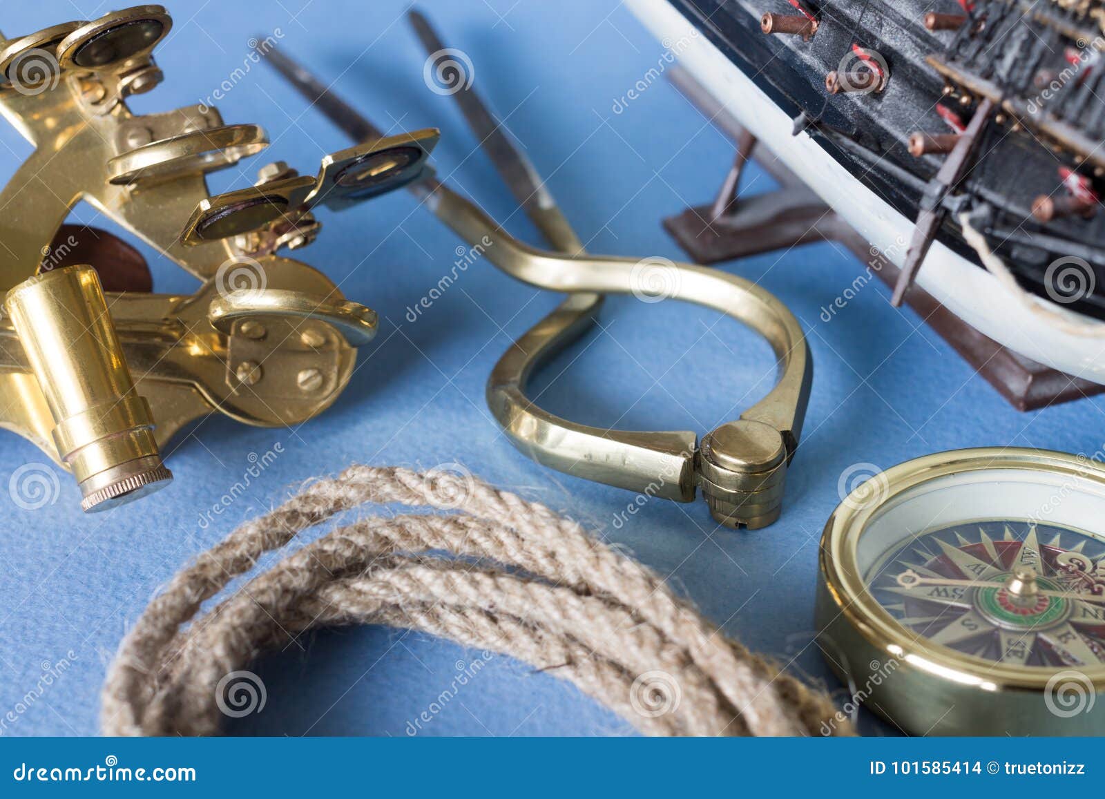 Nautical equipment stock photo. Image of seafaring, closeup 101585414