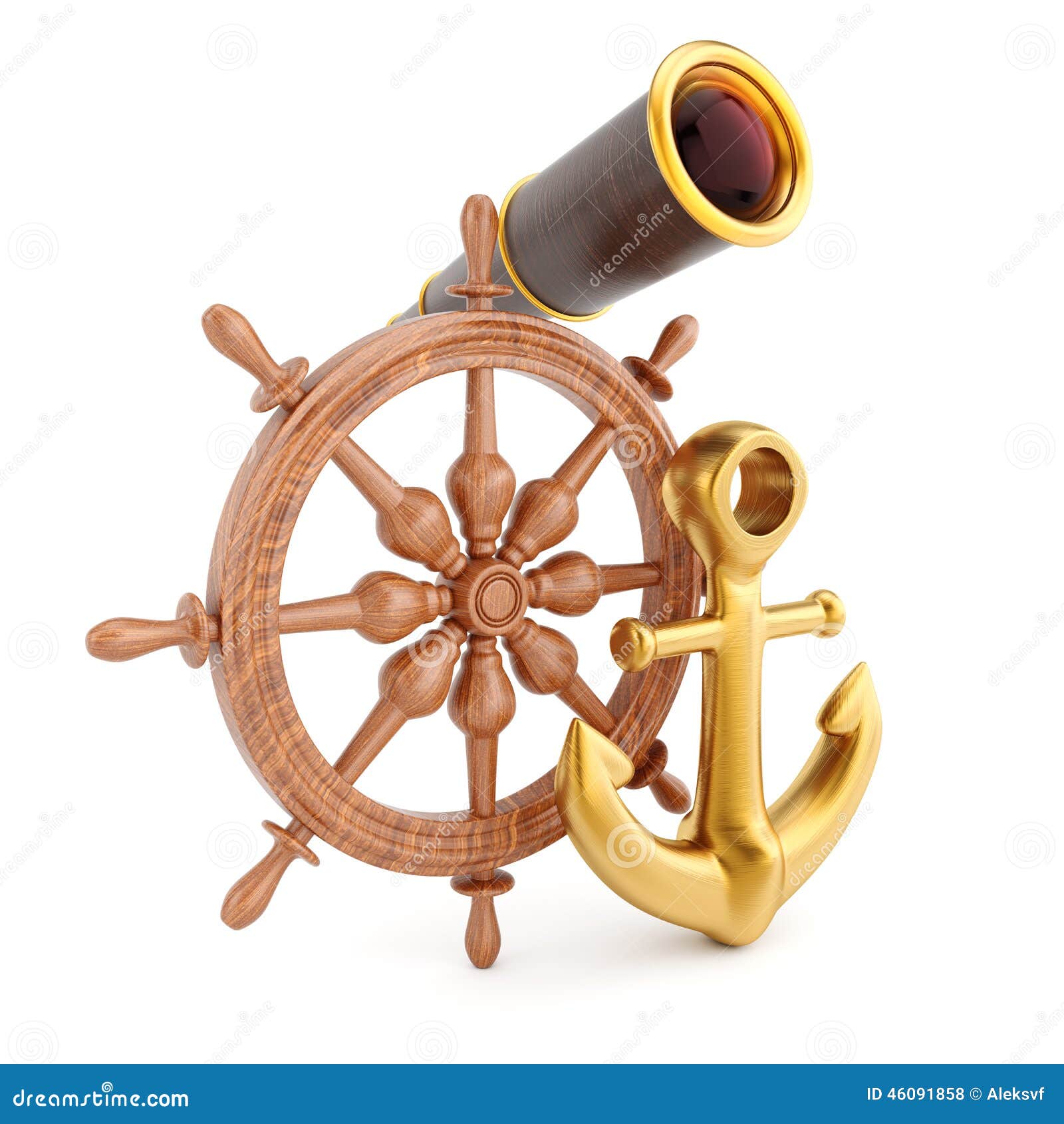 Nautical equipment stock illustration. Illustration of ship 46091858