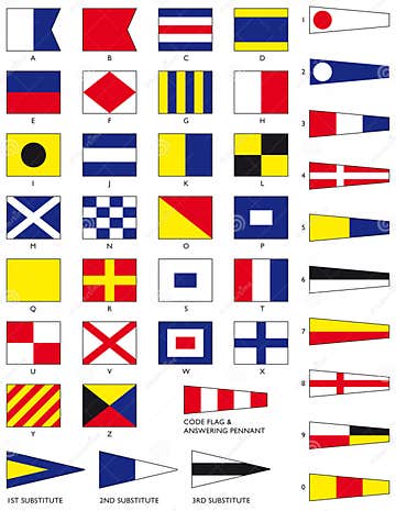 Nautical Flags stock vector. Illustration of banner, expects - 14908796