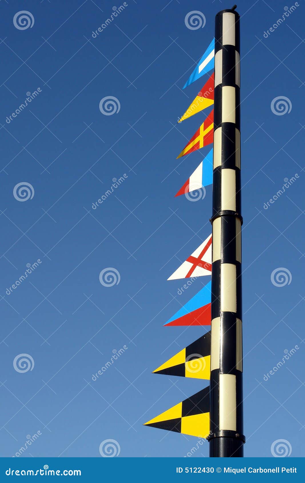 Nautical flags stock photo. Image of code, yacth, boat 5122430